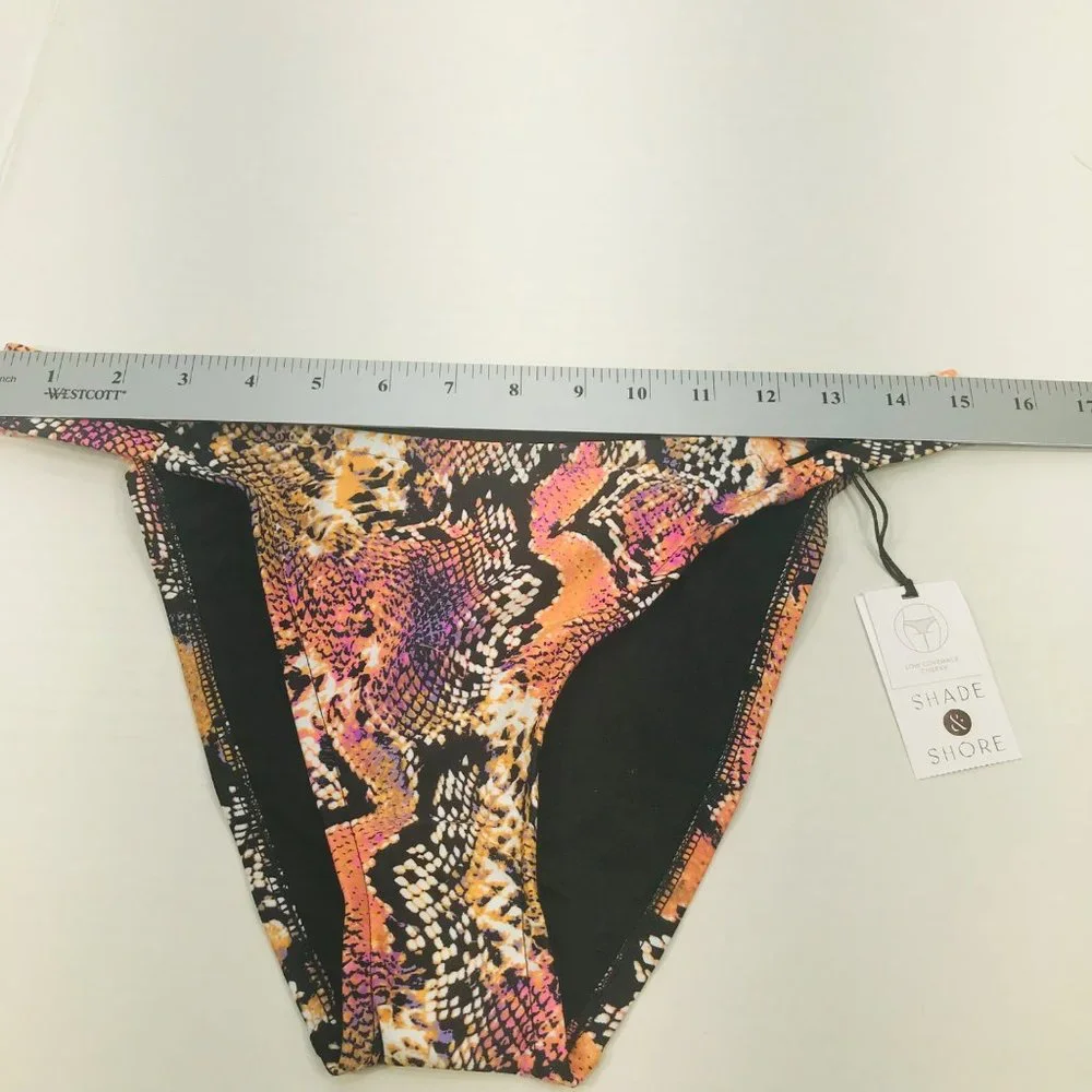 Shade And Shore Women's Size Medium 8-10 Low Coverage Bikini Swim Bottom New